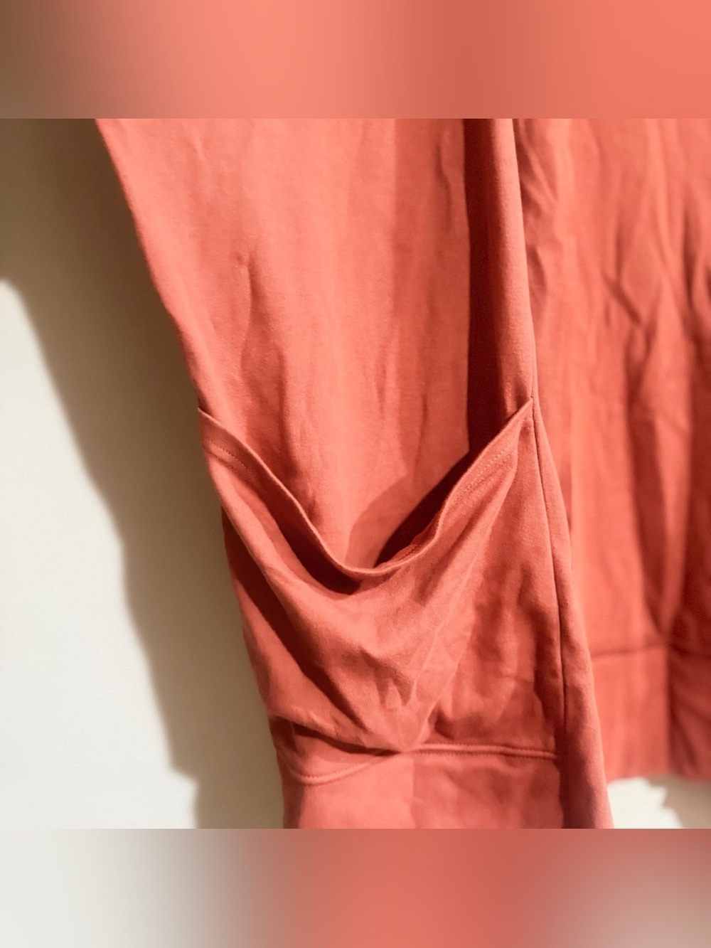 Pact Lightweight Open-Front Cardigan - Terracotta - Picture 5 of 10